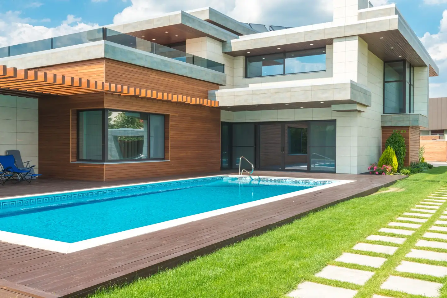 Swimming pool built in Mortlake, NSW